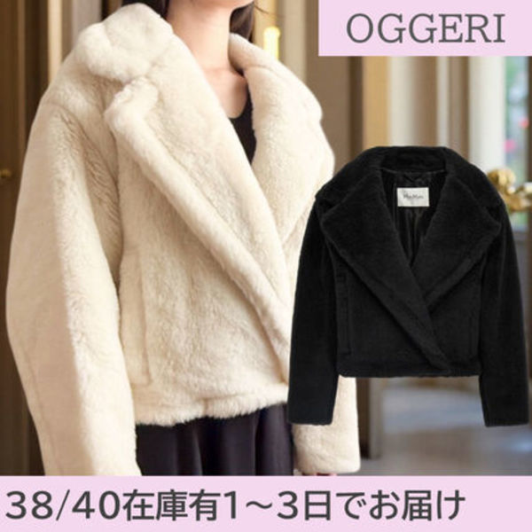 MAX MARA◆GARDONE OGGERI テディベア クロップド コート 関税込