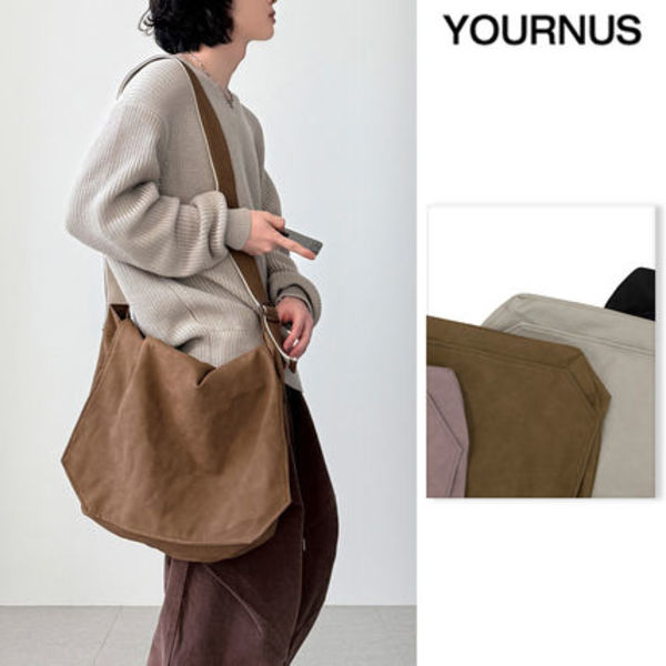 【YOURNUS】Suede Messenger Bag
