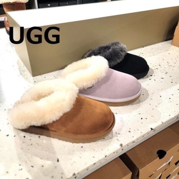 大人も履ける♪【UGG】 キッズ★ ファースリッパ ☆ 使える1足♪
