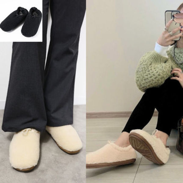 UGG アグ 外履きOK モコモコ シェルパ テディ スリッポン