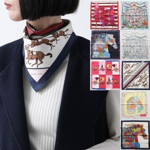 HERMES スカーフ ガヴロッシュ GAVROCHE TWILL 45×45
