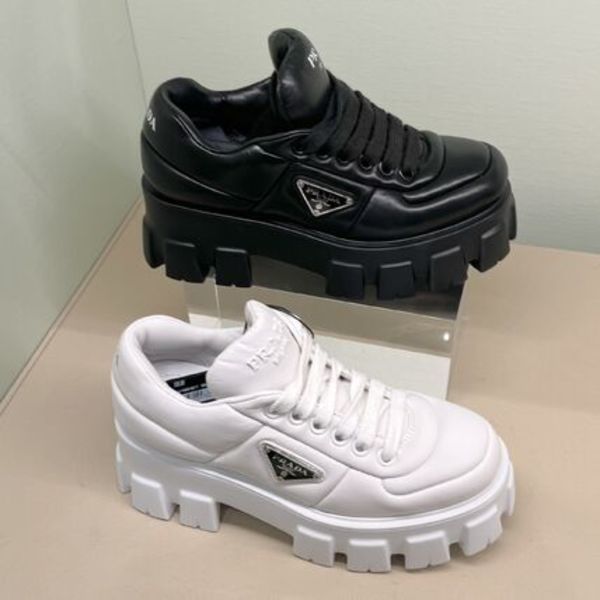 ★PRADA★プラダ 1E119N モノリス パデッドレザー スニーカー
