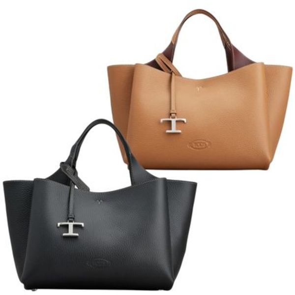 TOD'S トッズ T タイムレス レザー バッグ ミニ XBWAPAFL100QRI
