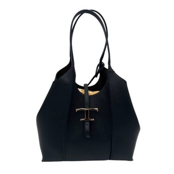 TOD'S T タイムレス レザー ショッピング バッグ スモール
