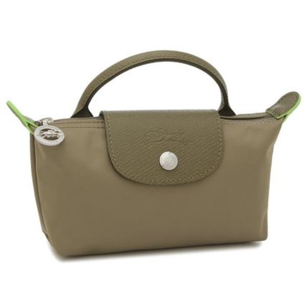 LONGCHAMP ポーチ プリアージュ グリーン 34175 919