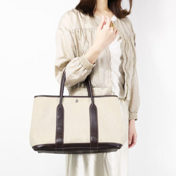 HERMES Garden Party ガーデンパーティー トートバッグ 034924CK