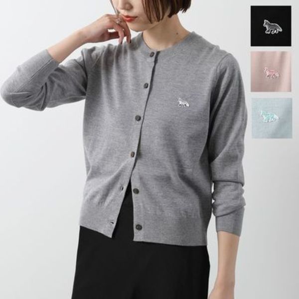 MAISON KITSUNE カーディガン MW00507KT1036 ウール