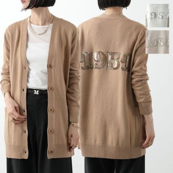 MAX MARA カーディガン VILLAR ウール カシミヤ ニット