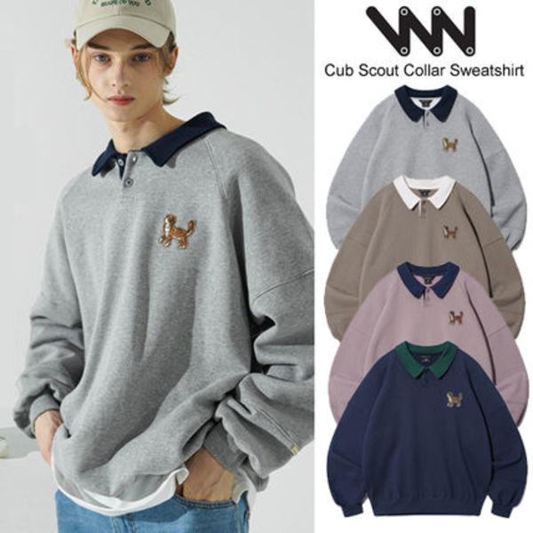 WV PROJECT正規品★22AW★Cub Scout 裏起毛カラートレーナー