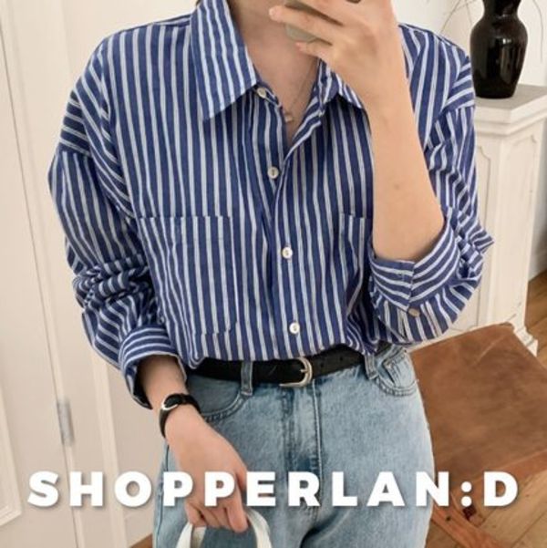 New Season Deep Double Stripe Shirt (2color)
