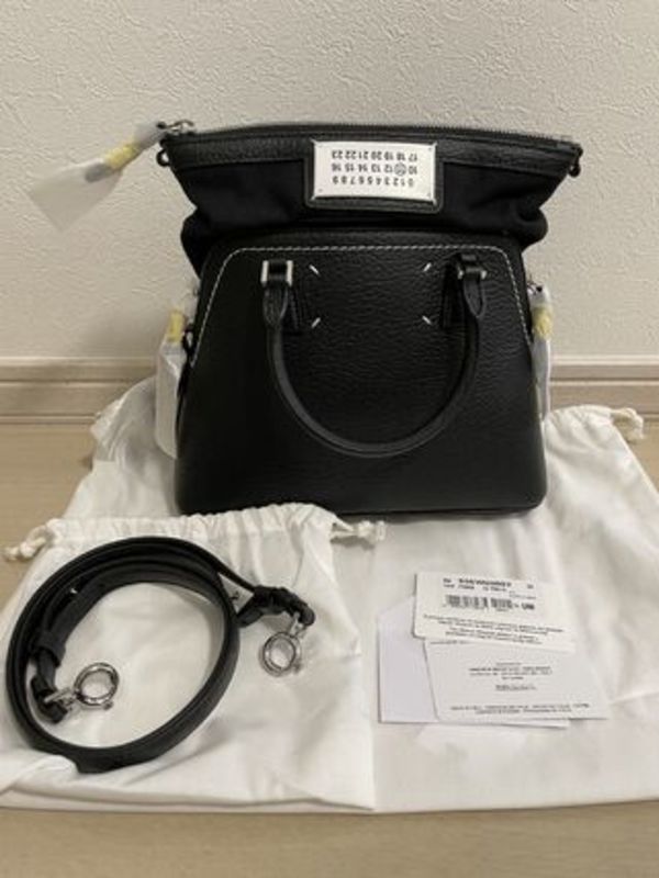 ブラック 新品正規品 メゾンマルジェラ 5AC ミニ ショルダー