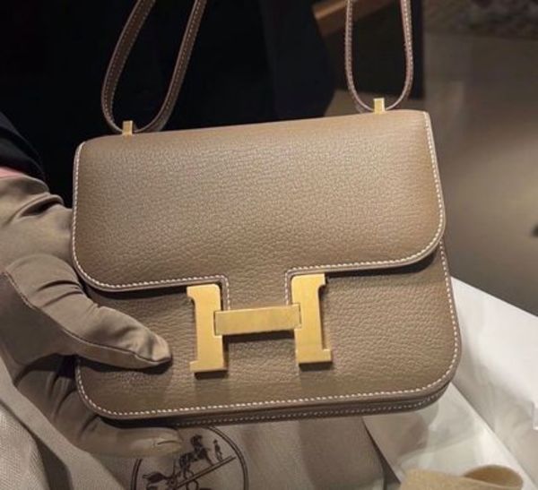 【HERMES】コンスタンスミニ/エトゥープ/ゴールド金具