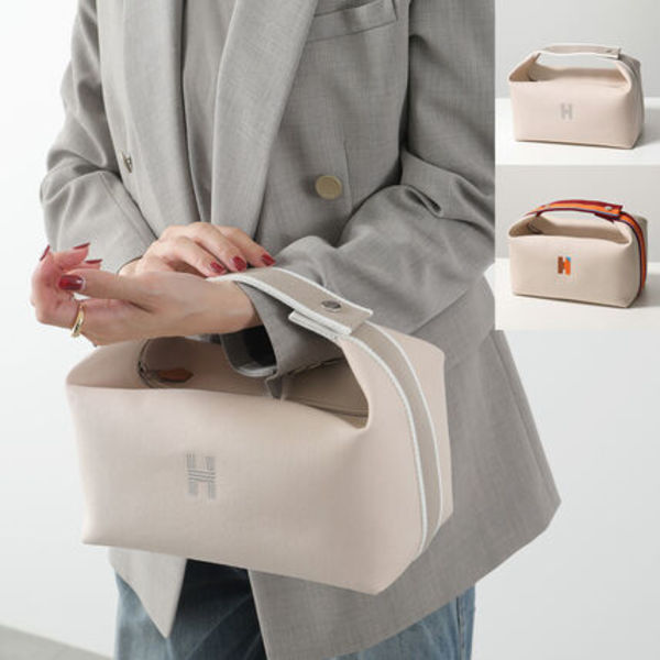 HERMES ハンドバッグ BRIDE A BRAC GM トワルアッシュ