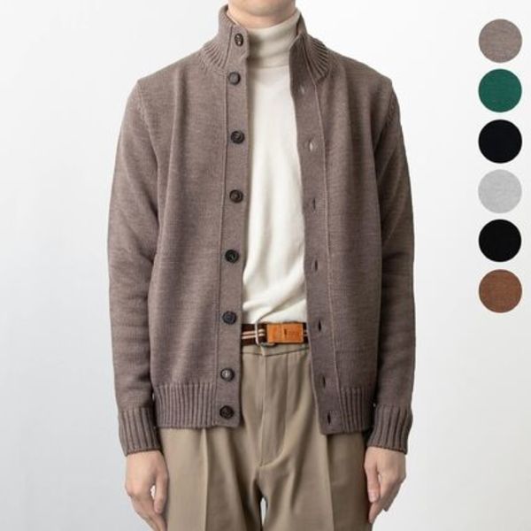 ZANONE メンズ 長袖カーディガン CARDIGAN CHIOTO SLIM FIT