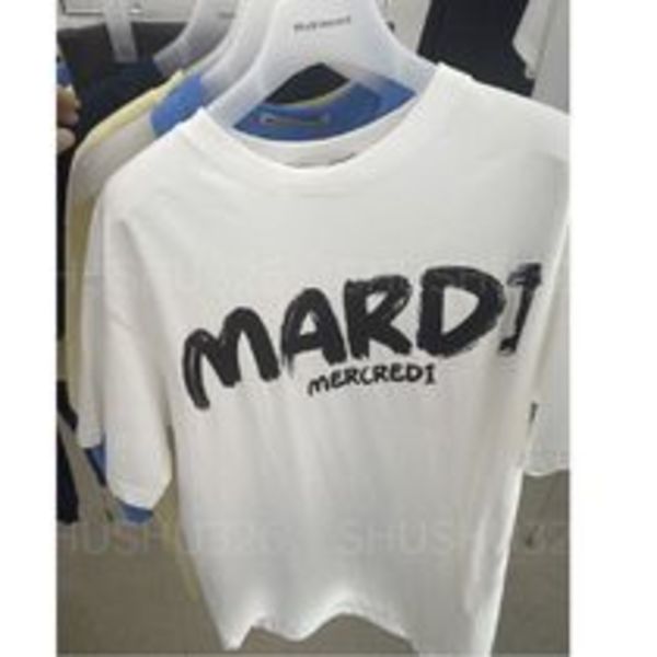 MARDIMERCREDI★TSHIRT BRUSH LOGO CONTRAST