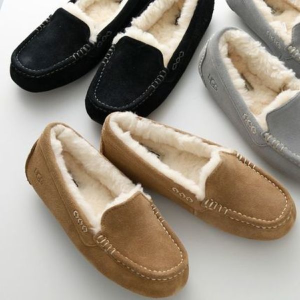 UGG スリッポン W ANSLEY 1106878 スウェード ボア