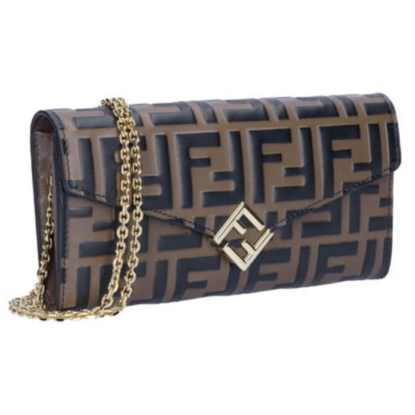 FENDI チェーンウォレット FFダイヤモンド 8M0365 ADYM F13VK