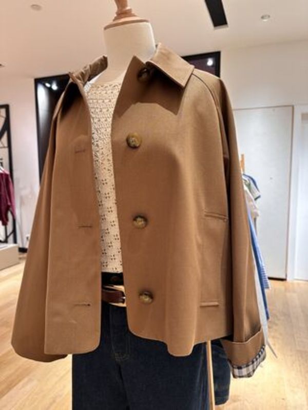 【Sezane 】セザンヌ ショート丈トレンチ ジャケット BOBBY