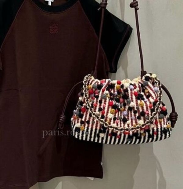 25AW ロエベ フラメンコ パース ミディアム エンブロイダリー