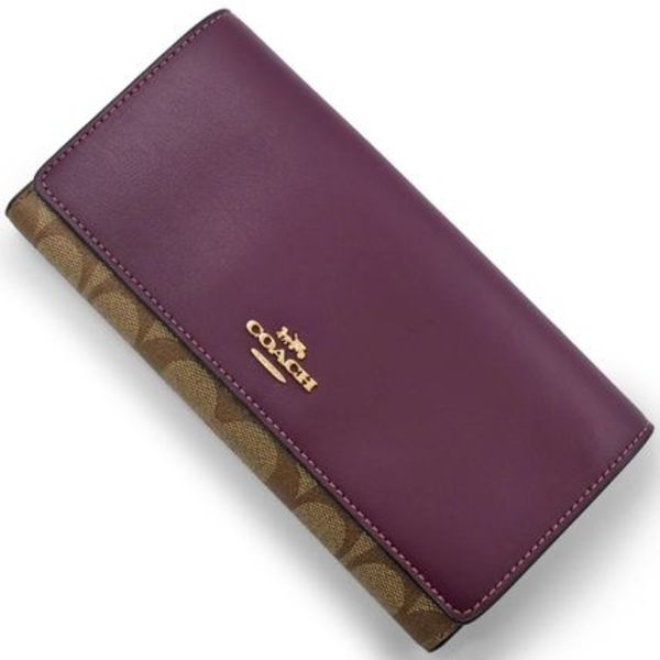 COACH 長財布 KHAKI レディース C5966 IMRSF