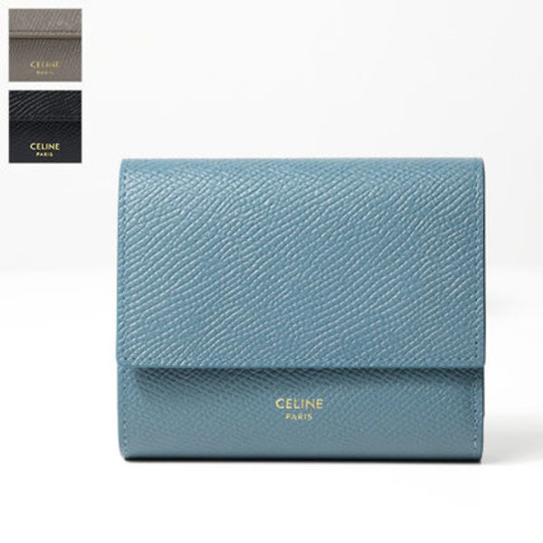 CELINE セリーヌ 三つ折り財布 折りたたみ財布 ミニ財布 ロゴ