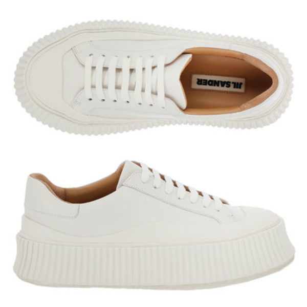 ★JIL SANDER★レザーチャンキースニーカーJ15WS0002 P4833 102