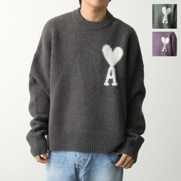 ami paris セーター OFF WHITE ADC SWEATER UKS025.KN0032
