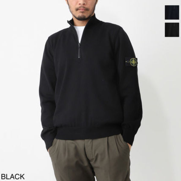 STONE ISLAND ハーフジップニット 5100063-s00b2
