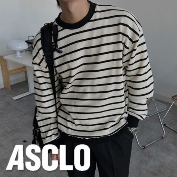 Jack Waffle Border Sweat Shirt (5color)