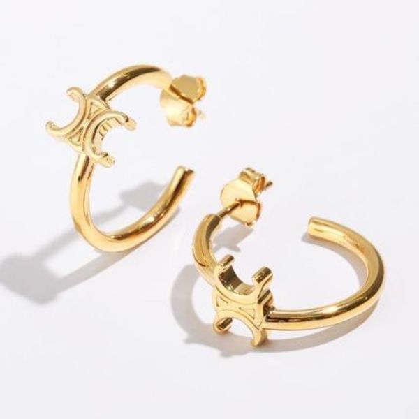 CELINE ピアス Asymmetric Hoops 460RD6BRA.35OR