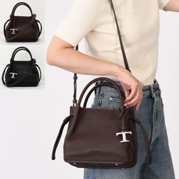 【国内即発】TOD'S レザー バケット バッグ スモール