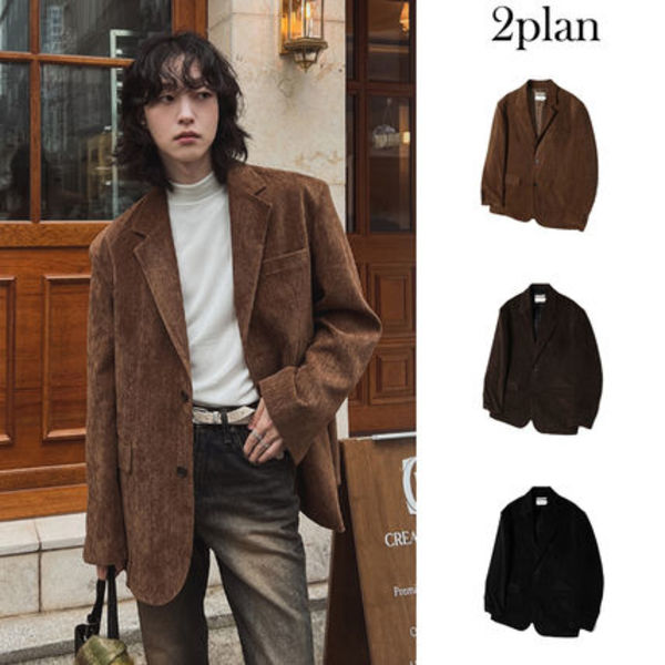 【2plan】Winter Suede Over Blazer