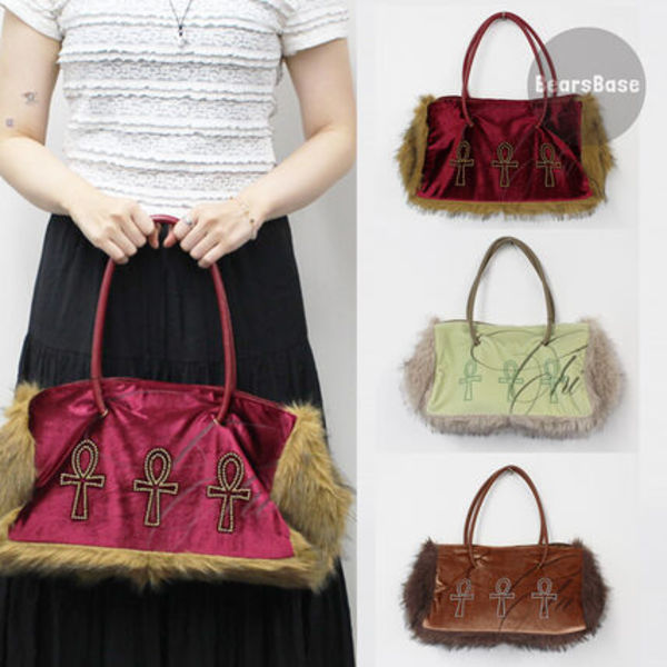 SCULPTOR Fluffy Slouch Velvet Bag HJ5B0481