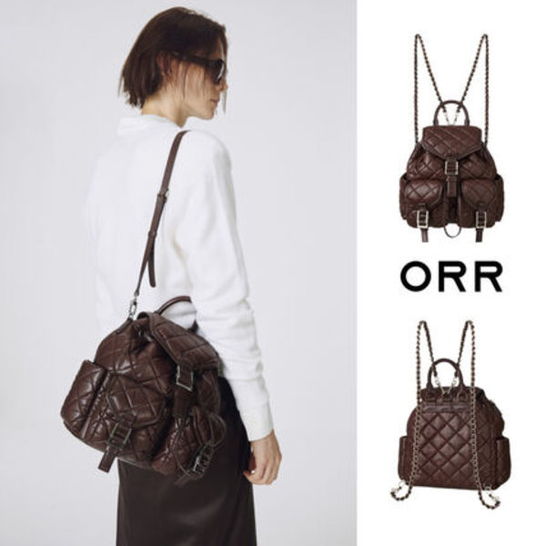 ORR Walking Bag Quilting BROWN