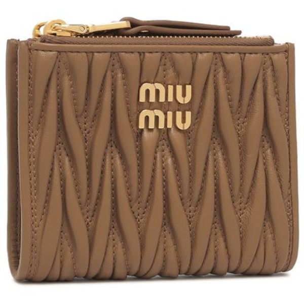 MIU MIU 二つ折り財布 マテラッセ 5ML024 AFPP