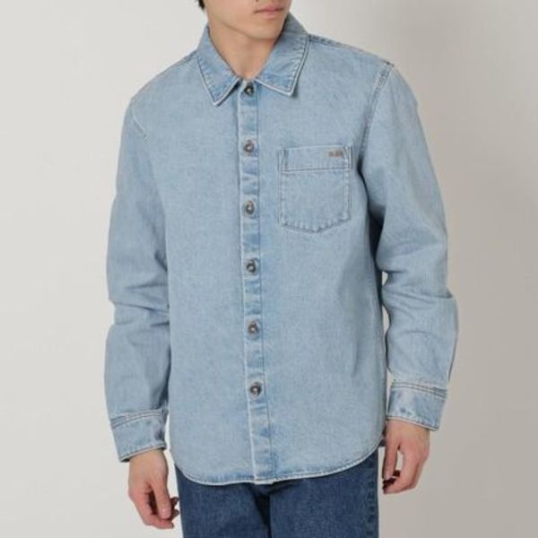APC シャツ 長袖シャツ デニムシャツ ブルー  H02837 COGEJ IAB