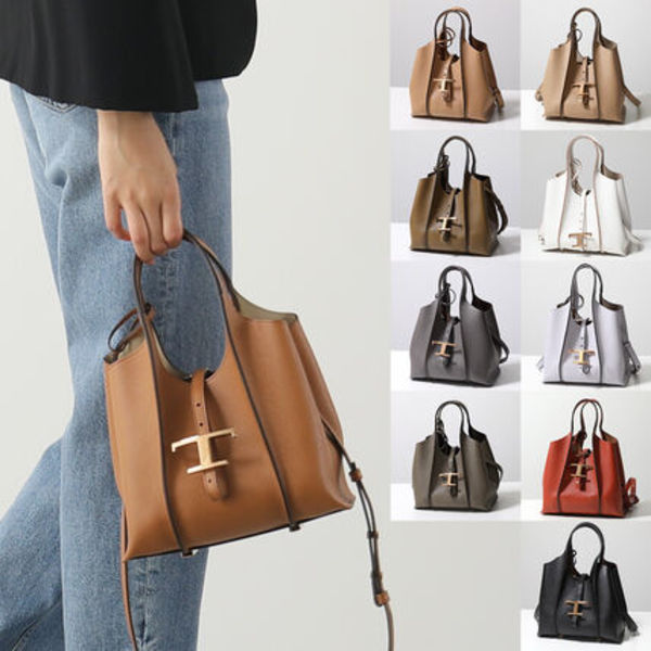 TODS ハンドバッグ Tタイムレス XBWTSBA9100Q8E レザー