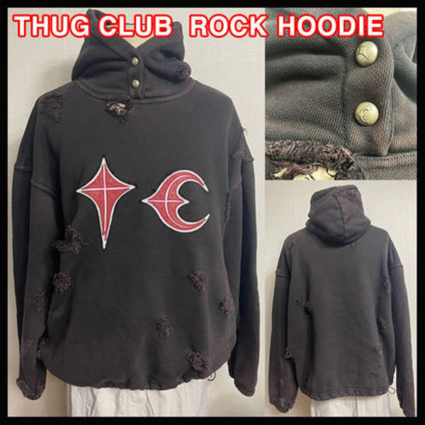 大人気 ☆ THUG CLUB ☆ ROCK HOODIE