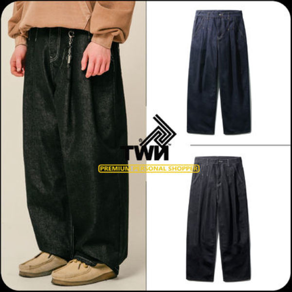 [TWN]★25SS★韓国人気★FLUENT WIDE DENIM PANTS