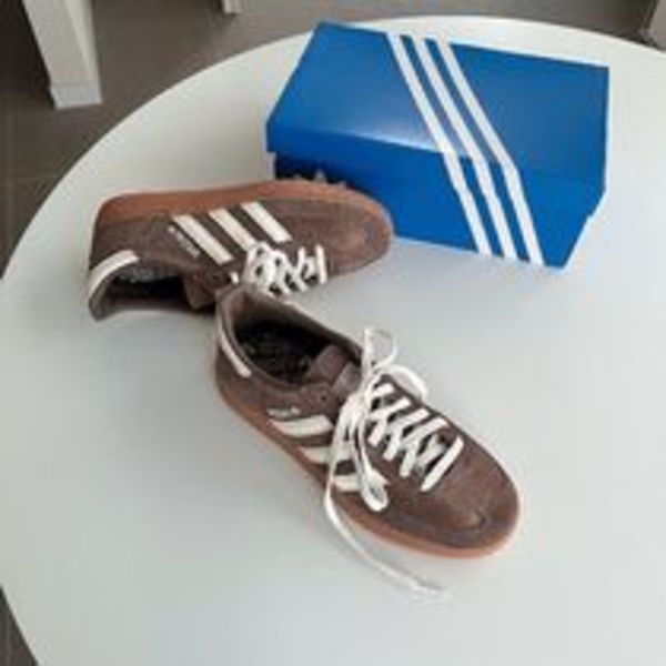 【関税-送料込み】ADIDAS W HANDBALL SPEZIAL BROWN IF6490