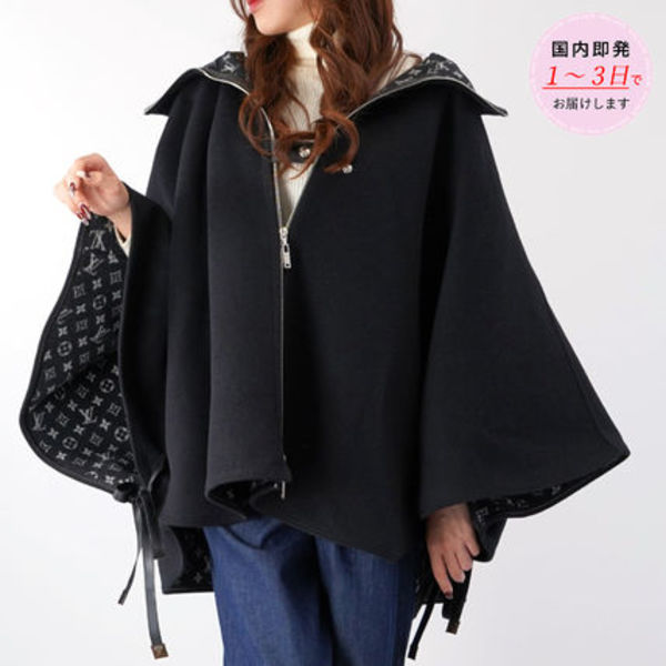 【新品同様+】Louis Vuitton モノグラム ポンチョ ケープ