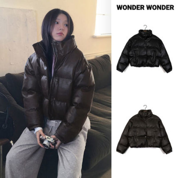【WONDER WONDER】24FW★ [MADE] Leather 2Way Short Padding