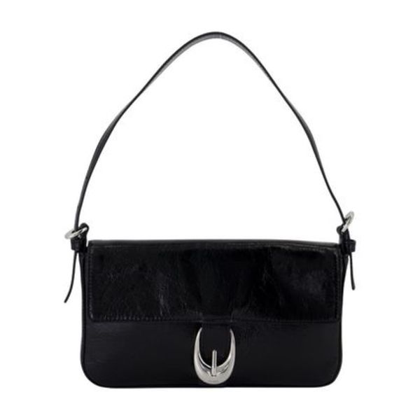 【関税込み】Harlow Shoulder Bag - Staud - Leather - Black