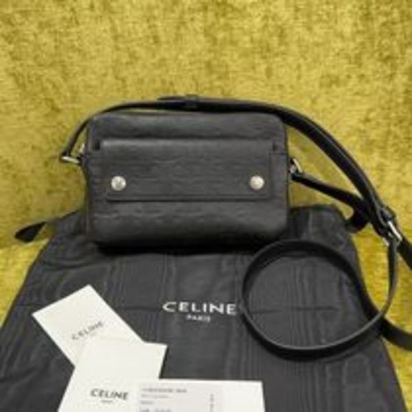 ★Celine★ミニ カメラバッグ / トリオンフ エンボス加工