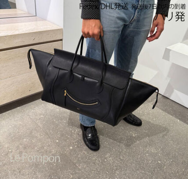 CELINE☆New Luggage スマイル ラージサイズ ブラック