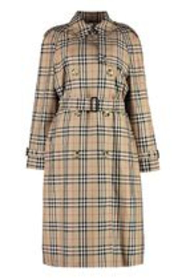 VIP価格☆【BURBERRY】ベージュ チェック柄 トレンチコート