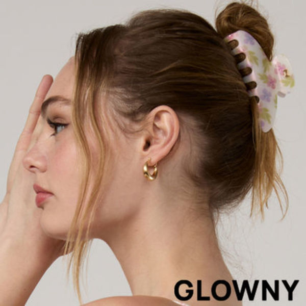 ★GLOWNY★LAVENDER BLOOM HAIR CLIP★正規品/韓国直送料込/人気