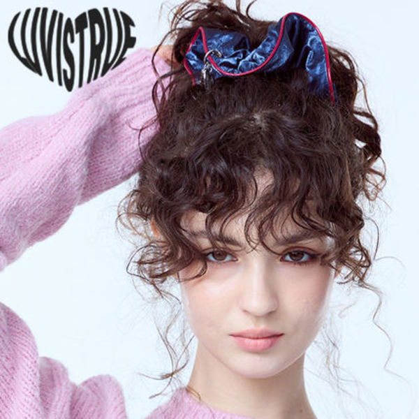 ★LUVISTRUE★PA HEART POLISH SCRUNCHIE SET(NAVY)★正規品