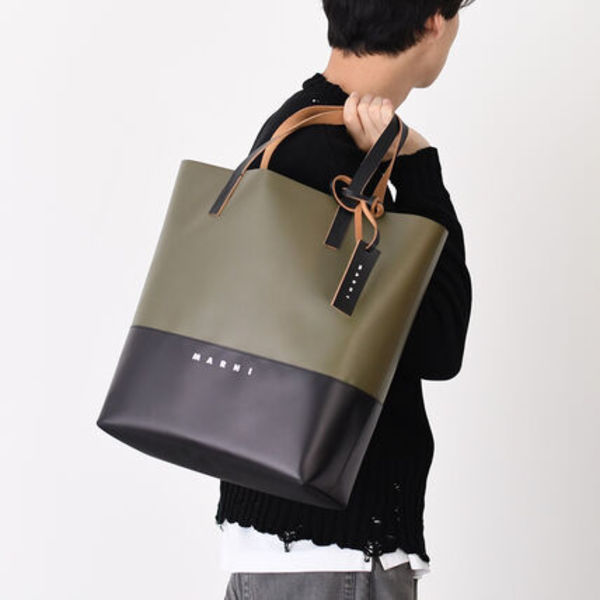 【国内即発】MARNI NORTH-SOUTH TRIBECAショッピングバッグ