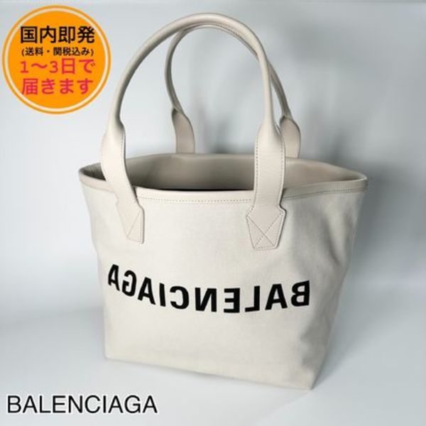 【国内即発】BALENCIAGA/JUNBOトートS/ミラーロゴ